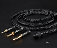 TRN T2 PRO 16 Core Silver Plated HIFI Upgrade Cable 3.5/2.5/4.4mm Plug MMCX/2Pin For TRN KZ CCA Earphones VX V90S ZSX ZAS MT1