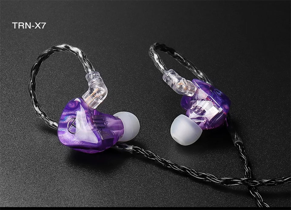 TRN T2 PRO 16 Core Silver Plated HIFI Upgrade Cable 3.5/2.5/4.4mm Plug MMCX/2Pin For TRN KZ CCA Earphones VX V90S ZSX ZAS MT1