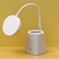 Kids Study LED Table Lamp Safe Touch Control Dimmable Led Light USB Power Gift for Children Warm/Natural White 5V Portable