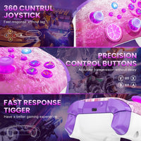 Controller For XBox One/Series S/X/PC Console Wireless Controllers Dual Vibration Hall Effect 6-Axis Gyro FUNC W/ RGB Gamepad