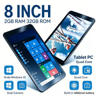 8 INCH 8GB RAM 128GB ROM AR2 Windows 10 Tablet 1280*800  IPS Screen Z8300 1.33GHz  Quad Core Intel HD Graphic Dual Cameras