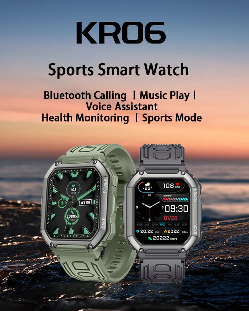 LIGE 2Smart Watch IP67 Waterproof Original Design For Men Bluetooth Call New Smartwatches Health Monitor With 100+ Sports Modes