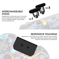 FANTECH NOVA PRO WGP14-V2 Bluetooth Gamepad With Hall Effect Joysticks&Triggers Gaming Controller For PS4 PC Switch Android iOS