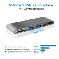 Type-C HUB Splitter 4K 30Hz USB C to HDMI-compatible Adapter PD 100W OTG Adapter USB 3.0 HUB for MacBook Pro Laptop
