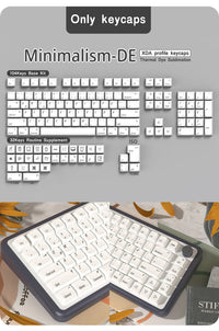 DE Keyboard Keycaps XDA Profile PBT German Keycap Dye-Sub ISO Alice Layout 7U Space bar For Mechanical Keyboard Wooting