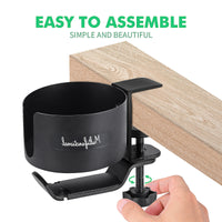 Desk Cup Holder Gaming Headset Holder Hanger Multi-function Stand Desktop Storage Bracket Coffee Mugs