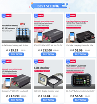 12V DC to DC 30A smart Charger with Booster support Bluetooth app lithium battery Fully automatic charging temperature Charger