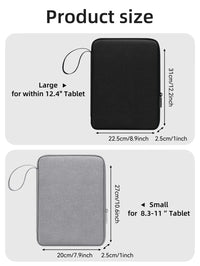 Laptop Bag 2024 iPad Air 11 M2 Tablet Bag Handbag iPad Pro 11/13m4 9-13 inch Tablet Padded Protective Travel Business Sleeve Bag