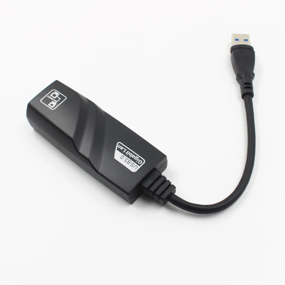 100/1000Mbps USB 3.0 Wired USB to Rj45  Lan High-speed Ethernet Adapter Network Card External Network for PC Laptop
