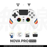 FANTECH NOVA PRO WGP14-V2 Bluetooth Gamepad With Hall Effect Joysticks&Triggers Gaming Controller For PS4 PC Switch Android iOS