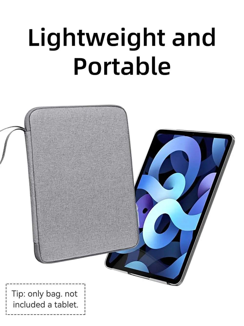 Laptop Bag 2024 iPad Air 11 M2 Tablet Bag Handbag iPad Pro 11/13m4 9-13 inch Tablet Padded Protective Travel Business Sleeve Bag