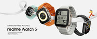 realme Watch 5 Smart Watch 1.97" 2D Flat AMOLED Display Compass & Independent GPS with 5 GNSS 14-day Battery Life NFC Card IP68