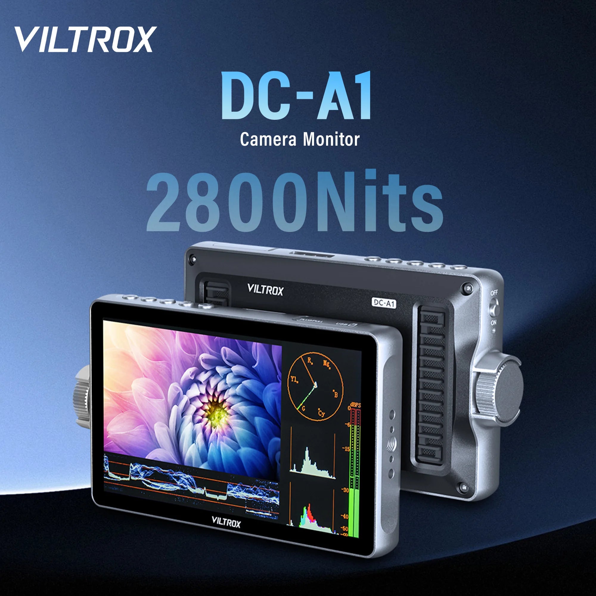 Viltrox DC-A1 7 Inch 2800nit Profissional 4K Monitor For Photography Vlogging Filmmaking TV Creating Touch Screen Monitor