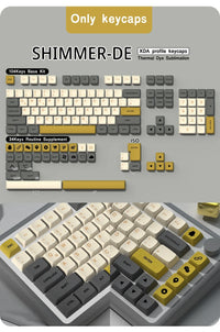 DE Keyboard Keycaps XDA Profile PBT German Keycap Dye-Sub ISO Alice Layout 7U Space bar For Mechanical Keyboard Wooting