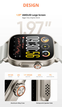 realme Watch 5 Smart Watch 1.97" 2D Flat AMOLED Display Compass & Independent GPS with 5 GNSS 14-day Battery Life NFC Card IP68
