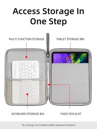 Laptop Bag 2024 iPad Air 11 M2 Tablet Bag Handbag iPad Pro 11/13m4 9-13 inch Tablet Padded Protective Travel Business Sleeve Bag