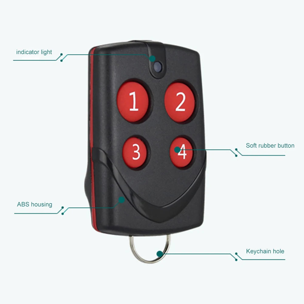 Universal Remote Control Copy Duplicator Automatic Cloning 433/868MHz Multifrequency Remote Control for Garage Gate Door