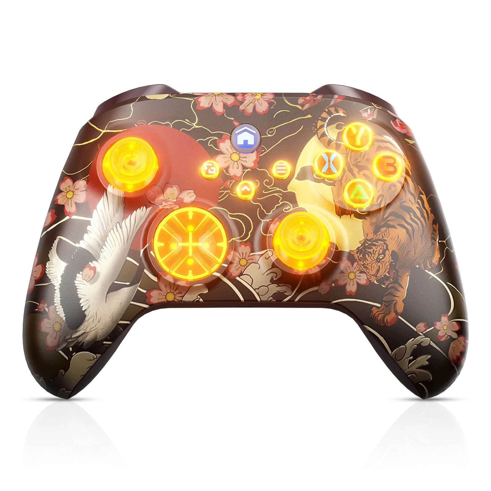 Controller For XBox One/Series S/X/PC Console Wireless Controllers Dual Vibration Hall Effect 6-Axis Gyro FUNC W/ RGB Gamepad