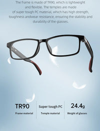 Smart bluetooth glasses innovative replaceable frame New TR square detachable Bluetooth glasses AI translation g07 glasses