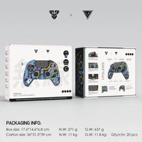 FANTECH NOVA PRO WGP14-V2 Bluetooth Gamepad With Hall Effect Joysticks&Triggers Gaming Controller For PS4 PC Switch Android iOS