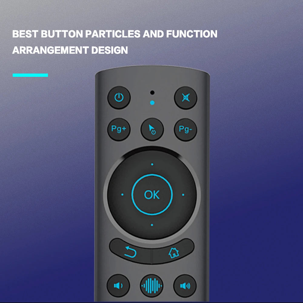 G20S PRO BT Air Mouse Backlit Light 2.4G Wireless Gyroscope Smart Remote Control With Voice IR Learning for Android TV Box