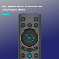 G20S PRO BT Air Mouse Backlit Light 2.4G Wireless Gyroscope Smart Remote Control With Voice IR Learning for Android TV Box