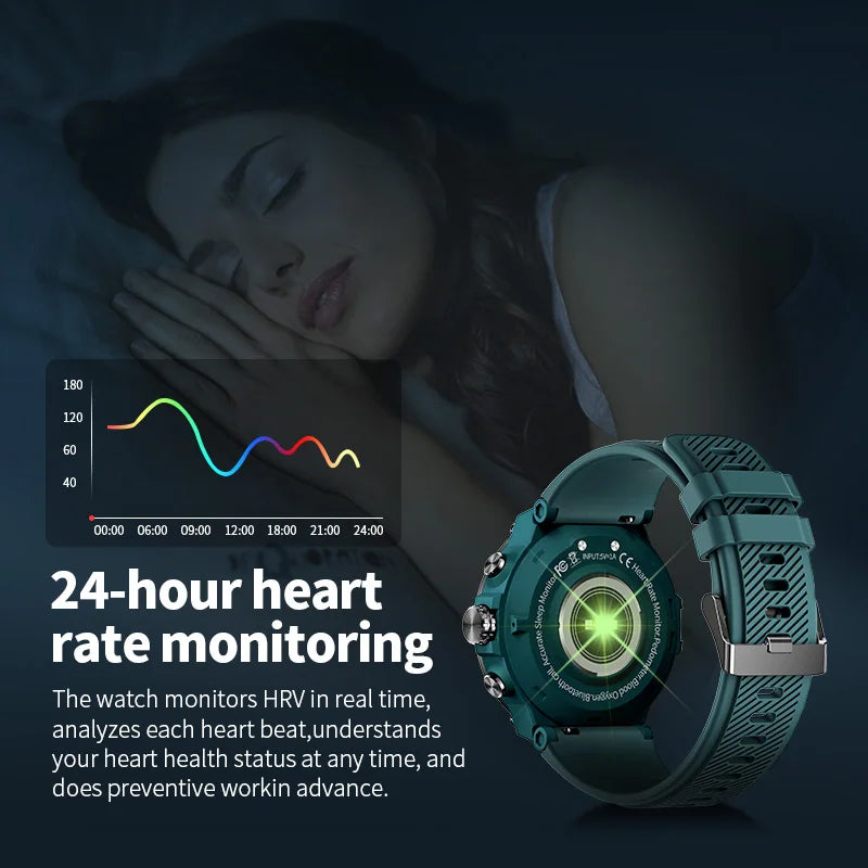 LIGE 2Smart Watch IP67 Waterproof Original Design For Men Bluetooth Call New Smartwatches Health Monitor With 100+ Sports Modes