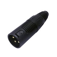 XLR 3 Pin Male/Female  Mic Microphone Connector Easy Installation XLR Plug Microphone Connector Jack