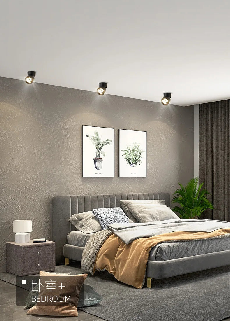 Tuya Smart Life COB RGBCCT 2700K-6500K Foldable Downlight Zigbee Ceiling Dimmable Spotlight,Work with Alexa/Google