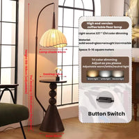 Living Room Floor Lamp French Antique Style Wabi Sabi Style Fire New Chinese Retro Bedside Lamp Shelf Light 2024 New