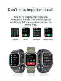 LIGE 2Smart Watch IP67 Waterproof Original Design For Men Bluetooth Call New Smartwatches Health Monitor With 100+ Sports Modes