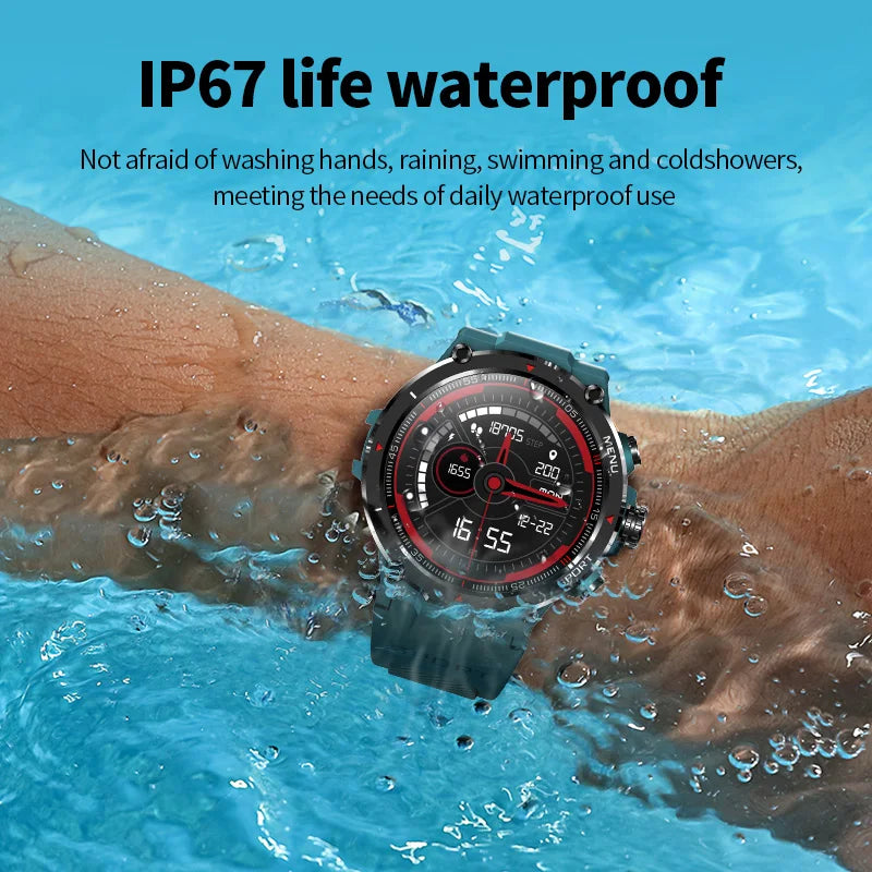LIGE 2Smart Watch IP67 Waterproof Original Design For Men Bluetooth Call New Smartwatches Health Monitor With 100+ Sports Modes
