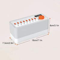 Portable White Noise Bluetooth Speaker Nature Sound Sleep Aid Music Box Wireless Stereo MP3 Music Player Support Timed Shutdown