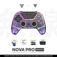 FANTECH NOVA PRO WGP14-V2 Bluetooth Gamepad With Hall Effect Joysticks&Triggers Gaming Controller For PS4 PC Switch Android iOS