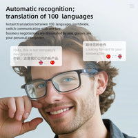 Smart bluetooth glasses innovative replaceable frame New TR square detachable Bluetooth glasses AI translation g07 glasses