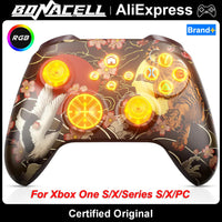 Controller For XBox One/Series S/X/PC Console Wireless Controllers Dual Vibration Hall Effect 6-Axis Gyro FUNC W/ RGB Gamepad