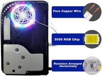 New RGB Pickup Gaming Lighting For PS5 Console With Remote APP Control Game Atmosphere Light for PS5 Slim/PS5 Pro Console
