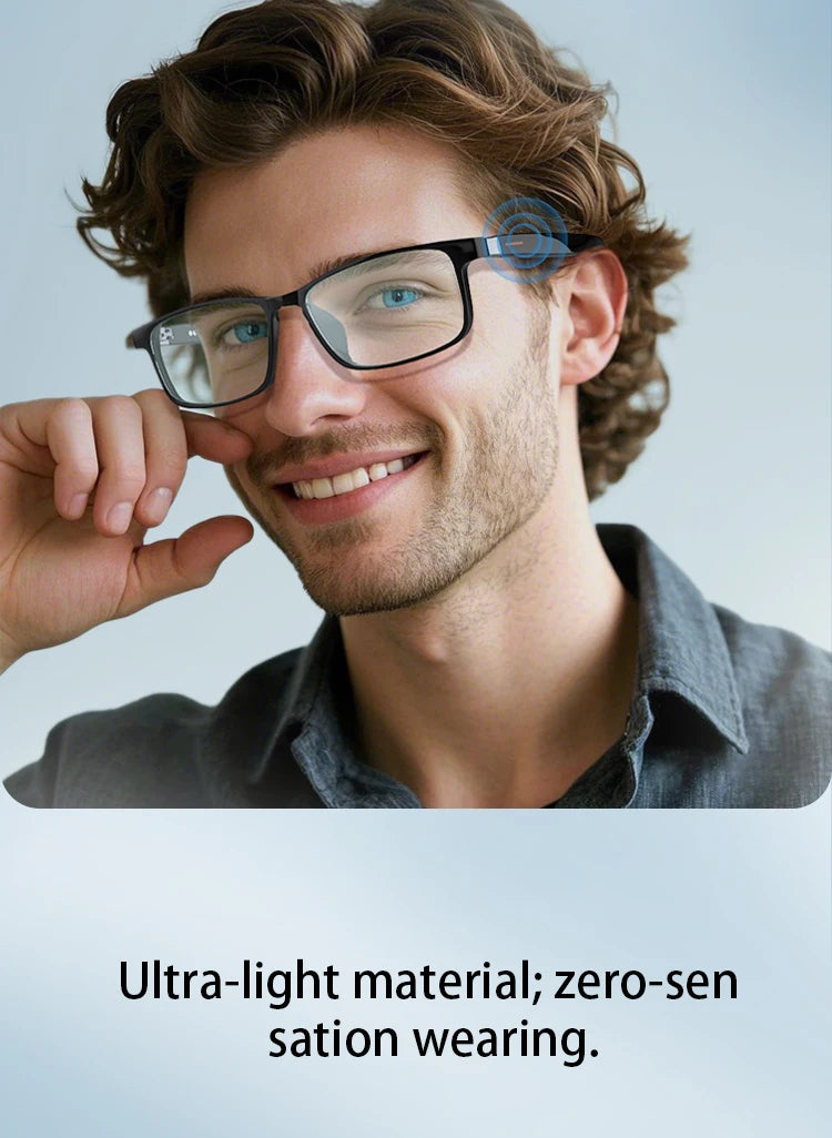 Smart bluetooth glasses innovative replaceable frame New TR square detachable Bluetooth glasses AI translation g07 glasses