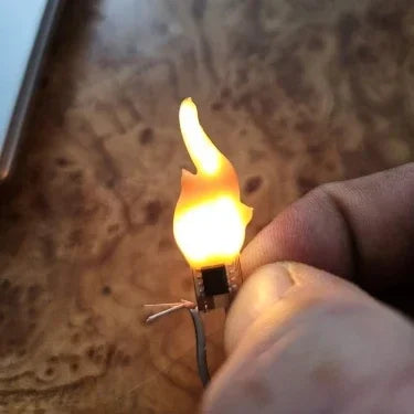 DC3V LED Flame Filament Flash Flowing Candles Edison Bulb LED Filament Diode Birthday Party Decoration Light Accessories For DIY
