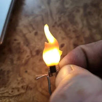 DC3V LED Flame Filament Flash Flowing Candles Edison Bulb LED Filament Diode Birthday Party Decoration Light Accessories For DIY