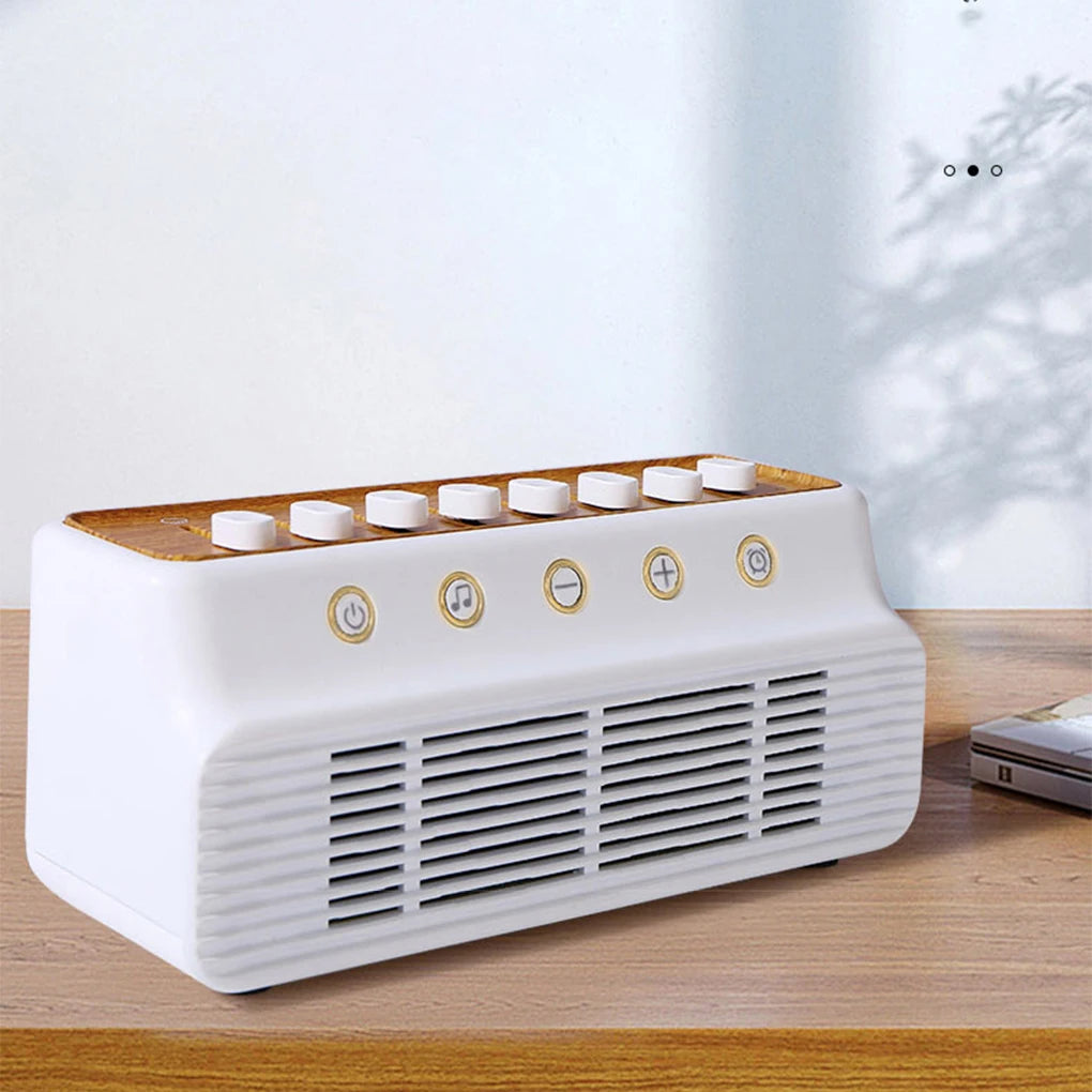 Portable White Noise Bluetooth Speaker Nature Sound Sleep Aid Music Box Wireless Stereo MP3 Music Player Support Timed Shutdown