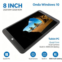 8 INCH 8GB RAM 128GB ROM AR2 Windows 10 Tablet 1280*800  IPS Screen Z8300 1.33GHz  Quad Core Intel HD Graphic Dual Cameras