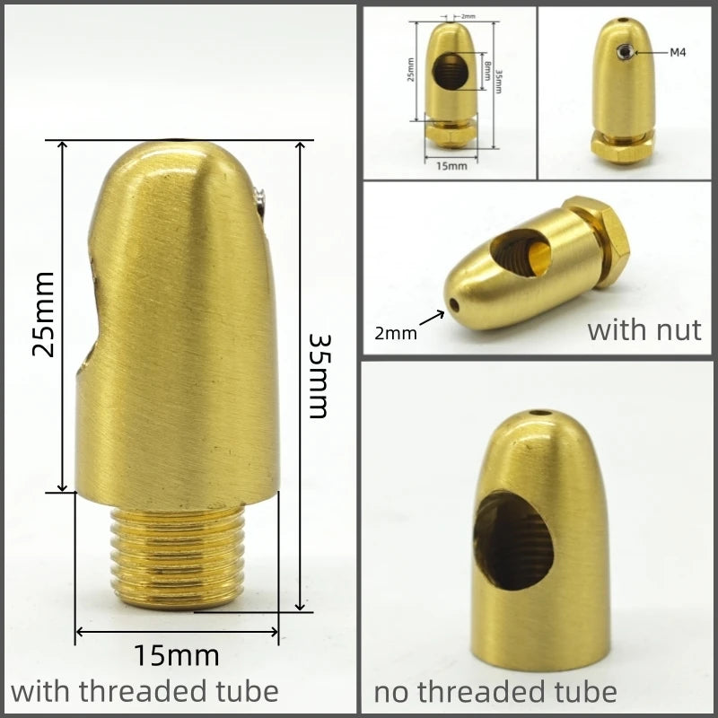 2 Pieces High Quality Brass Material Cable Grips Copper Cord Metal Grips Wire Lock Brass Strain Reliefs DIY Lighting Parts