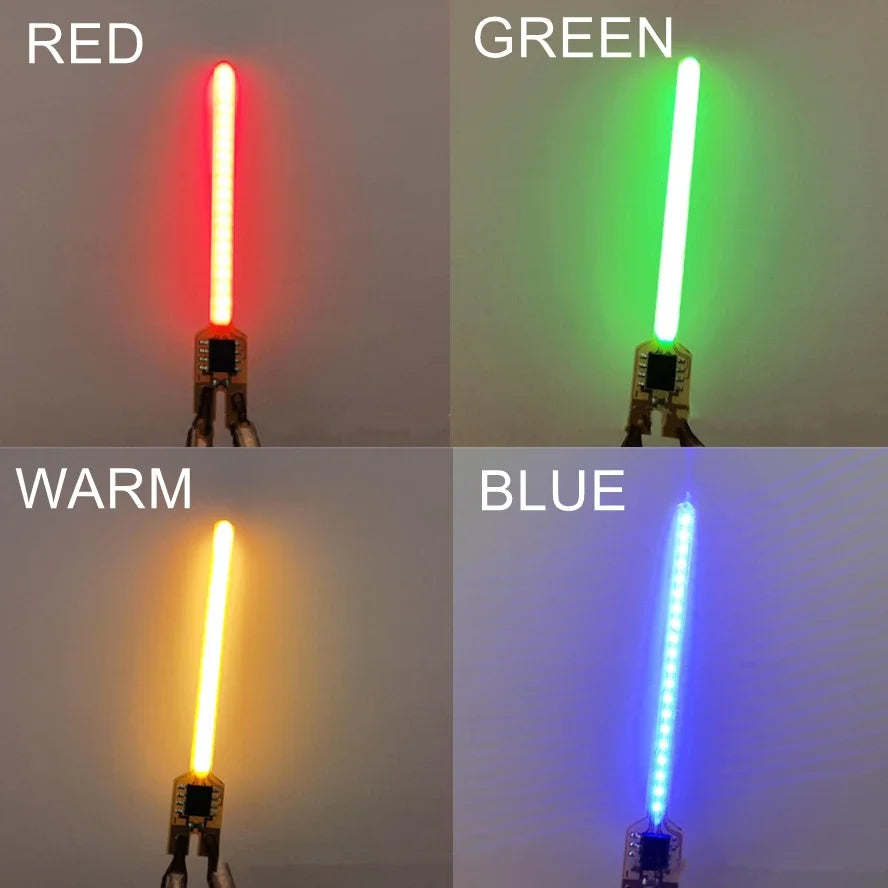DC3V LED Flame Filament Flash Flowing Candles Edison Bulb LED Filament Diode Birthday Party Decoration Light Accessories For DIY