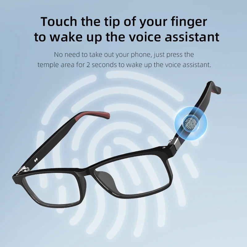 Smart bluetooth glasses innovative replaceable frame New TR square detachable Bluetooth glasses AI translation g07 glasses