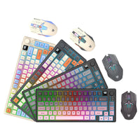 Dual-Mode 80 Keys Wireless Gaming Keyboard Combo,2.4G/BT5.1 Mechanical Keyboard Set With RGB Backlight For PC Laptop Office