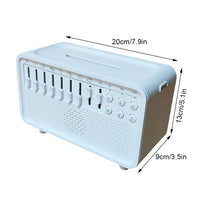 Portable White Noise Bluetooth Speaker Nature Sound Sleep Aid Music Box Wireless Stereo MP3 Music Player Support Timed Shutdown