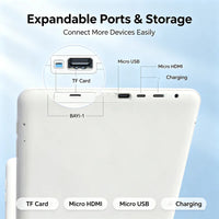 8 INCH Tablet Mini Tablet 2GRAM 32GROM Z3735F CPU Windows 10 Office Dual Camera Quad Core WIFI Support Micro USB IPS Tab