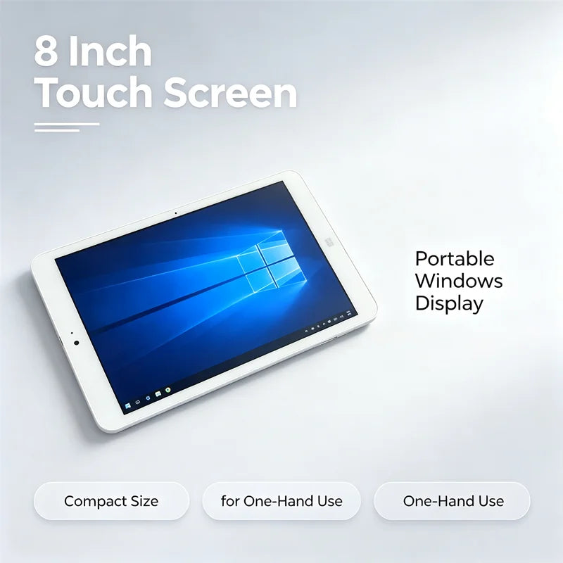 8 INCH Tablet Mini Tablet 2GRAM 32GROM Z3735F CPU Windows 10 Office Dual Camera Quad Core WIFI Support Micro USB IPS Tab