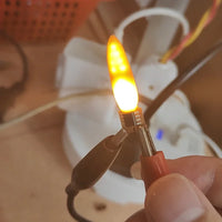 DC3V LED Flame Filament Flash Flowing Candles Edison Bulb LED Filament Diode Birthday Party Decoration Light Accessories For DIY
